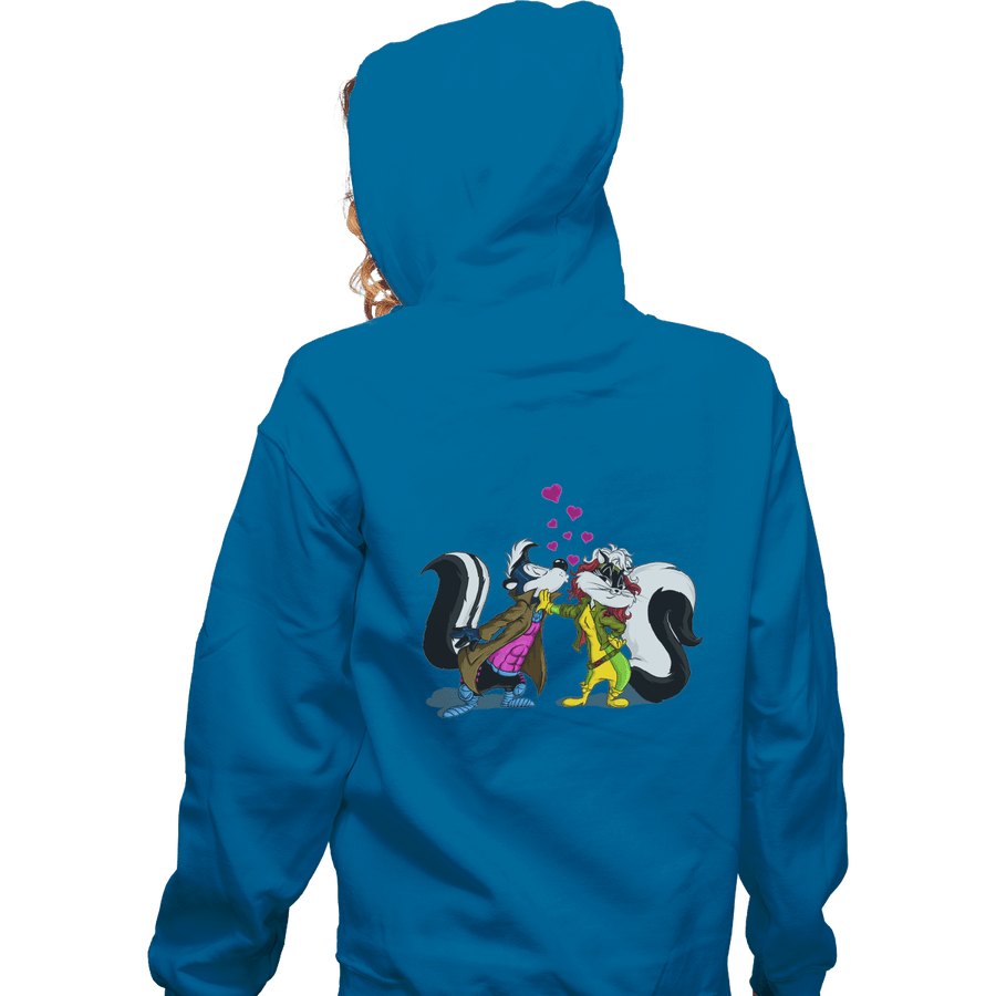 Shirts Zippered Hoodies, Unisex / Small / Royal Blue No Kissing