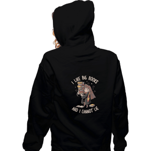 Shirts Pullover Hoodies, Unisex / Small / Black I Like Big Books