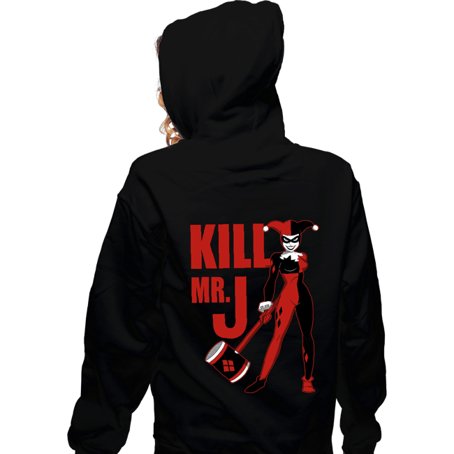 Daily_Deal_Shirts Zippered Hoodies, Unisex / Small / Black Kill Mr. J