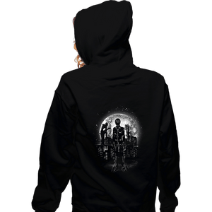 Shirts Zippered Hoodies, Unisex / Small / Black Moonlight Kira