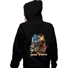 Load image into Gallery viewer, Shirts Zippered Hoodies, Unisex / Small / Black Jedi Path
