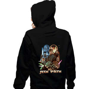Shirts Zippered Hoodies, Unisex / Small / Black Jedi Path