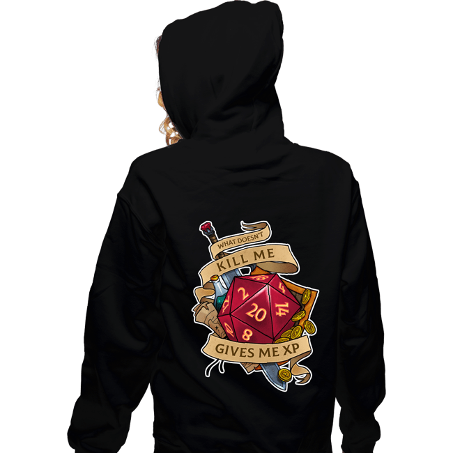 Secret_Shirts Zippered Hoodies, Unisex / Small / Black What Doesn't Kill Me