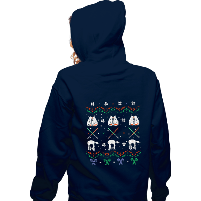 Shirts Zippered Hoodies, Unisex / Small / Navy Hothy Christmas