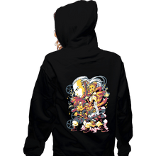 Load image into Gallery viewer, Shirts Zippered Hoodies, Unisex / Small / Black AD Chrono Heroes
