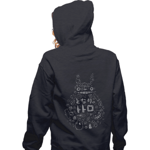 Shirts Zippered Hoodies, Unisex / Small / Dark Heather Neighbor Shape