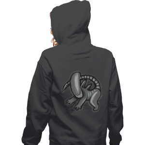 Shirts Zippered Hoodies, Unisex / Small / Dark Heather The Xeno King