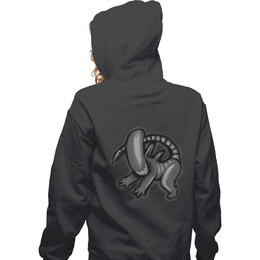 Shirts Zippered Hoodies, Unisex / Small / Dark Heather The Xeno King
