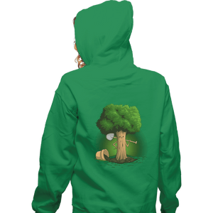 Shirts Zippered Hoodies, Unisex / Small / Irish Green Plant A Tree