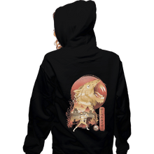 Load image into Gallery viewer, Shirts Pullover Hoodies, Unisex / Small / Black Yellow Ranger Ukiyoe
