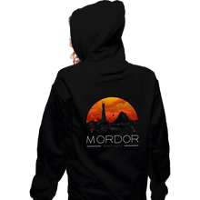 Load image into Gallery viewer, Shirts Zippered Hoodies, Unisex / Small / Black Middle Earth
