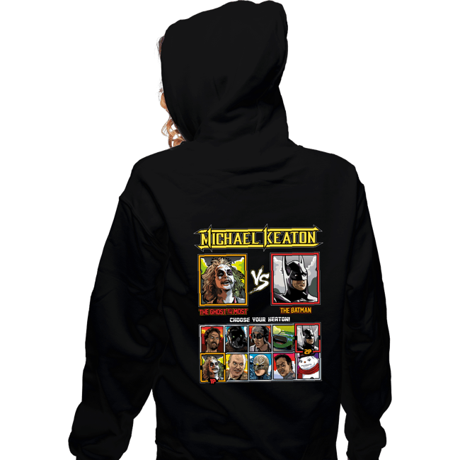 Daily_Deal_Shirts Zippered Hoodies, Unisex / Small / Black Michael Keaton