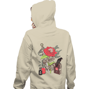 Secret_Shirts Zippered Hoodies, Unisex / Small / White Roll Initiative