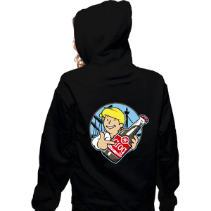 Shirts Zippered Hoodies, Unisex / Small / Black Grog Cola