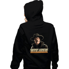 Load image into Gallery viewer, Daily_Deal_Shirts Zippered Hoodies, Unisex / Small / Black I&#39;m Your Huckleberry
