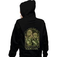 Load image into Gallery viewer, Shirts Zippered Hoodies, Unisex / Small / Black I Always Play As High Elf
