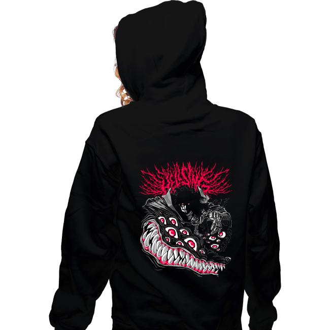 Daily_Deal_Shirts Zippered Hoodies, Unisex / Small / Black Hellsing Metal