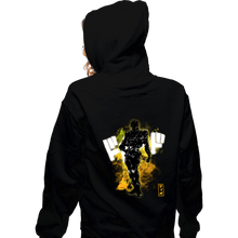Load image into Gallery viewer, Shirts Zippered Hoodies, Unisex / Small / Black Cosmic Dio
