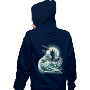Shirts Zippered Hoodies, Unisex / Small / Navy The Wave Of Atlantis