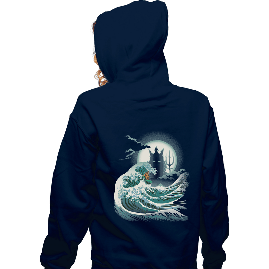 Shirts Zippered Hoodies, Unisex / Small / Navy The Wave Of Atlantis