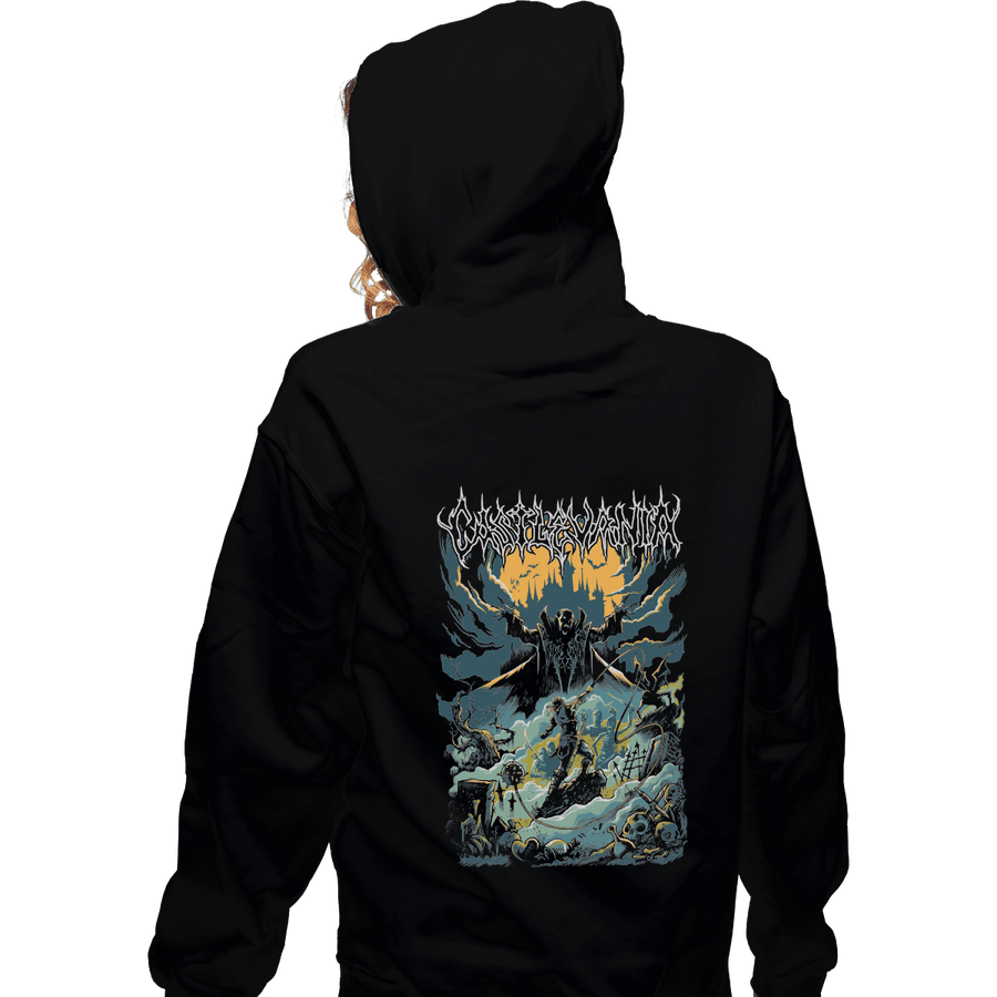 Shirts Zippered Hoodies, Unisex / Small / Black Darkness Is My Slave