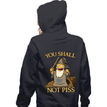 Load image into Gallery viewer, Shirts Zippered Hoodies, Unisex / Small / Dark Heather You Shall Not Piss
