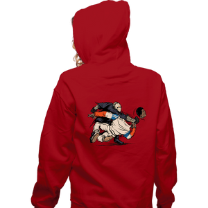 Secret_Shirts Zippered Hoodies, Unisex / Small / Red Head Punch