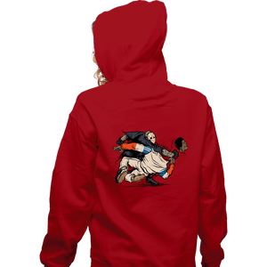 Secret_Shirts Zippered Hoodies, Unisex / Small / Red Head Punch