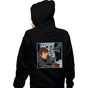 Shirts Zippered Hoodies, Unisex / Small / Black Is This A Crow