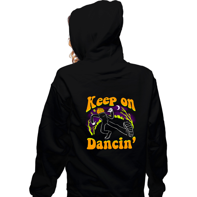 Secret_Shirts Zippered Hoodies, Unisex / Small / Black Keep On Dancin'