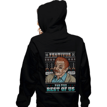 Load image into Gallery viewer, Shirts Zippered Hoodies, Unisex / Small / Black Festivus For The Rest Of Us
