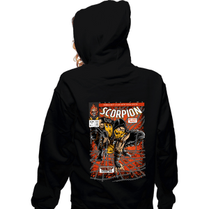 Daily_Deal_Shirts Zippered Hoodies, Unisex / Small / Black The Ninja