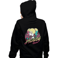 Load image into Gallery viewer, Shirts Zippered Hoodies, Unisex / Small / Black Barbie Quinn
