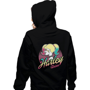 Shirts Zippered Hoodies, Unisex / Small / Black Barbie Quinn