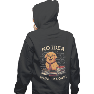 Shirts Zippered Hoodies, Unisex / Small / Dark Heather No Idea
