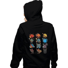 Load image into Gallery viewer, Secret_Shirts Zippered Hoodies, Unisex / Small / Black Diceroll
