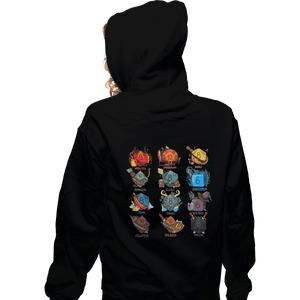 Secret_Shirts Zippered Hoodies, Unisex / Small / Black Diceroll