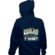 Load image into Gallery viewer, Shirts Zippered Hoodies, Unisex / Small / Navy I Made The Kessel Run
