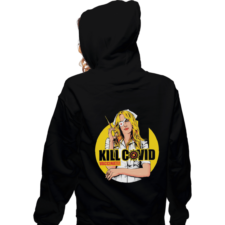 Shirts Zippered Hoodies, Unisex / Small / Black Kill Covid