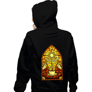 Daily_Deal_Shirts Zippered Hoodies, Unisex / Small / Black The Holy Brew