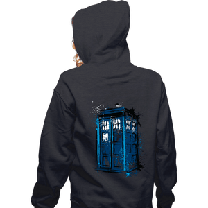 Shirts Zippered Hoodies, Unisex / Small / Dark Heather Time-And-Space