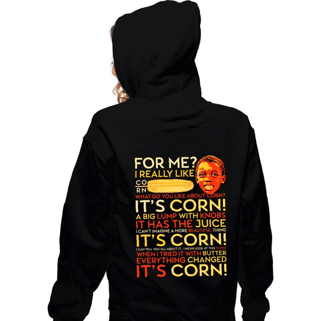 Daily_Deal_Shirts Zippered Hoodies, Unisex / Small / Black A Corntastic Day!