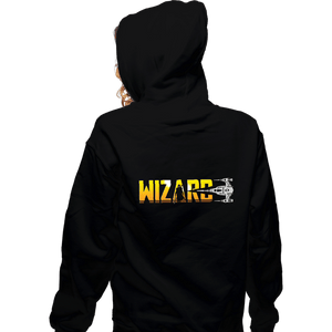 Secret_Shirts Zippered Hoodies, Unisex / Small / Black Wizard.