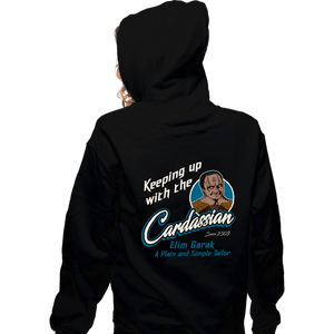 Secret_Shirts Zippered Hoodies, Unisex / Small / Black Keeping Up With The Cardassians