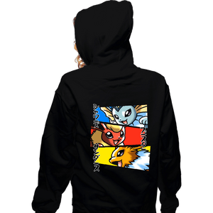 Shirts Zippered Hoodies, Unisex / Small / Black Evolutions