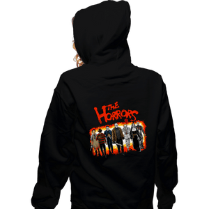 Daily_Deal_Shirts Zippered Hoodies, Unisex / Small / Black The Horrors