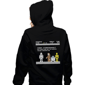 Shirts Zippered Hoodies, Unisex / Small / Black Sorry Trooper