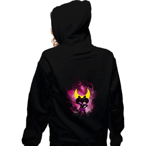 Shirts Zippered Hoodies, Unisex / Small / Black Chibi Art