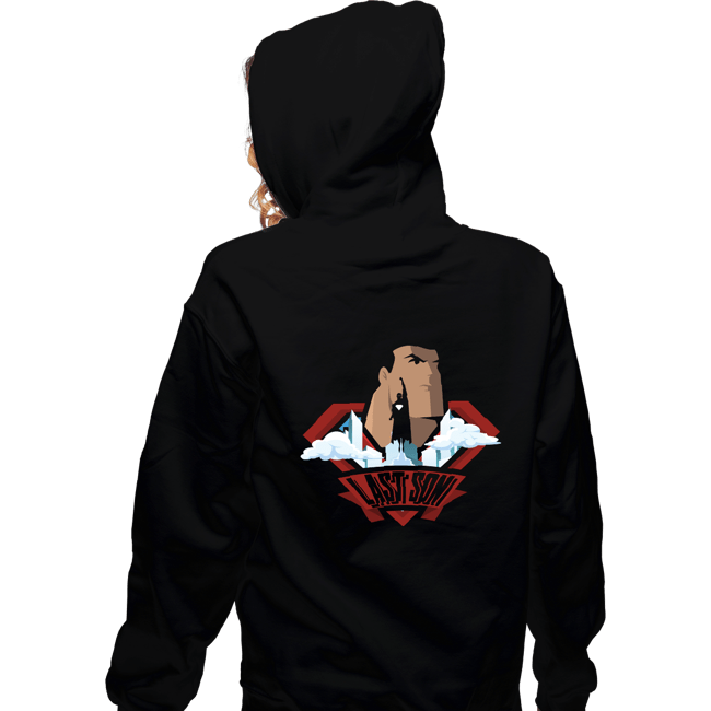 Daily_Deal_Shirts Zippered Hoodies, Unisex / Small / Black Supes