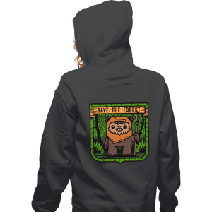 Shirts Zippered Hoodies, Unisex / Small / Dark Heather Save The Forest